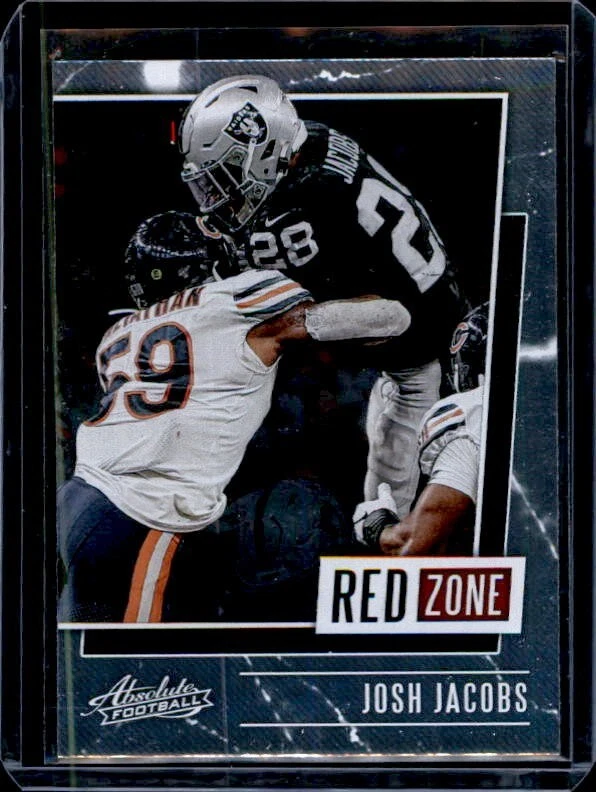 2020 Panini Absolute - Red Zone #RZ-JJ - Josh Jacobs - Image 1 of 1