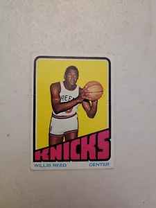 1972 Topps Basketball #129 Willis Reed NY Knicks HOF - Foto 1 di 2