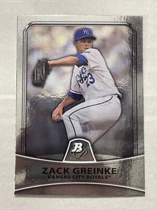 2010 Bowman Platinum Zack Greinke #82 Kansas City Royals - Picture 1 of 5