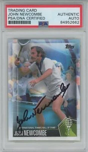 2019 Topps Tennis Hall of Fame #37 John Newcombe signed PSA/DNA auto - Picture 1 of 2