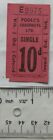 Vintage: Poole's Coachway 10d single ticket