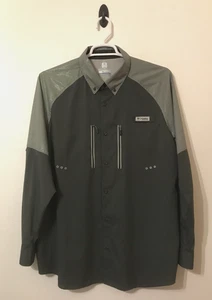 Camisa Columbia PFG Talla XL Gris Omni-Congelación Cero Pesca Exterior Ventilada - Imagen 1 de 20
