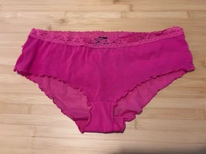 Victoria’s Secret Sexy Little Things Hot Pink Hipster Panties Size Medium - Picture 1 of 5