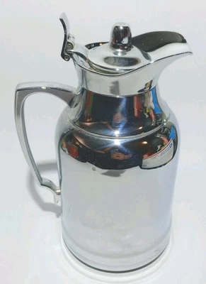 Jarra térmica al vacío ALFI vintage caliente o fría 1L vidrio cromado con Alemania Foto 1 de 4