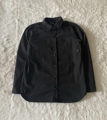 Alpinestars Men’s Black Short Sleeve Button Up Shirt Size S/M Snap Buttons - Image 1 of 4