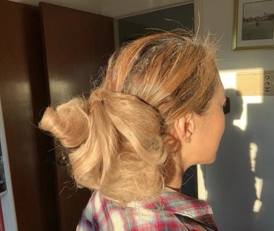 Большой 100% человеческих волос виглет коричневый фундук вьющиеся толстые индийские удлинители зажим - Изображение 1 из 4