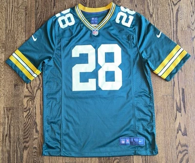 Nike NFL Green Bay Packers #28 A.J. Camiseta de fútbol grande Dillon Home Game para hombre Foto 1 de 4