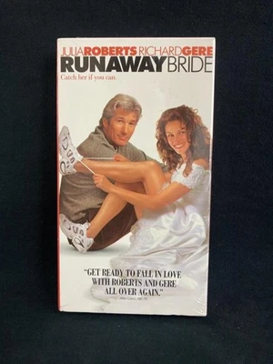 Runaway Bride VHS Sealed Julia Roberts Richard Gere 1999 Paramount Movie - Image 1 of 4