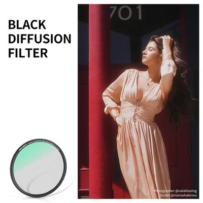 Professional Black Diffusion Filter 1/8 For Camera Lens 77mm - Image 1 of 4
