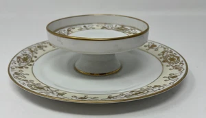 Bola de Navidad Noritake 175 de una pieza astillada y inmersión con placa adjunta - 16034 Nippon - Imagen 1 de 5