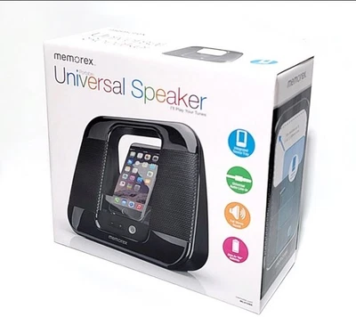 ALTAVOZ PORTÁTIL UNIVERSAL Memorex Reproductor de Música de Audio Digital Cabezal Conector de Teléfono Foto 1 de 4