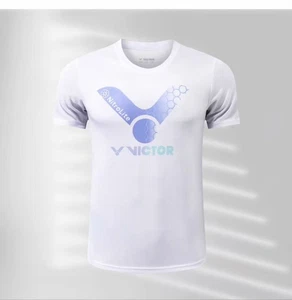 2025 New Victor Men's Sports Tops Badminton Clothes table tennis T-Shirts White - Picture 1 of 6