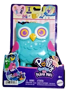 Polly Pocket Pyjama Party Eule verschneit Schlafeule neu im Karton - Bild 1 von 9