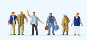 Preiser 14046 1:87 HO Station mission, travelers - Picture 1 of 1