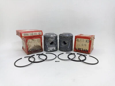 Anillo de pistón Honda CB125K K3 K5 CL125A SS125 tamaño 0,75 par nuevo en stock Japón Foto 1 de 4