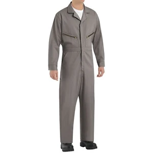 c11 Red Kap Men's Zip-Front Cotton Coveralls Industrial Work Uniform 58_LN - Picture 1 of 3