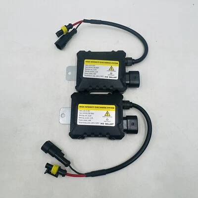 2pcs 35W Slim HID Xenon Ballast H4 H7 H8 9005 Kit - Image 1 of 4