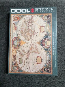 Sealed 1000 Piece World Map Puzzle, eurographics - Picture 1 of 3