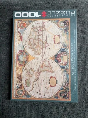 Sealed 1000 Piece World Map Puzzle, eurographics - Image 1 of 3