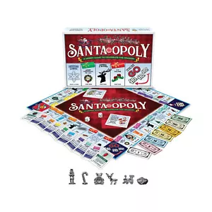 New - Outset Media Santa-Opoly Board Game - Ages 8+ | 2-6 players - Picture 1 of 5