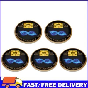 5 Pcs Cell Phone Shields EMF Protection Sticker Quantum Anti Radiation Shield - Zdjęcie 1 z 9