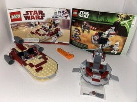 LEGO Star Wars: Land Speeder (8092) & Clone Ship (75000) No Mini figures Or Box