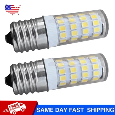 2 PCS LED Freezer Light Bulb 3W Replacement For KEI D28X Kel 2816X Refrigerator - Image 1 of 4