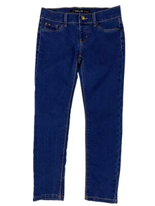 Jordache Girl's Blue Denim Jeggings Size 8 Regular - Picture 1 of 16