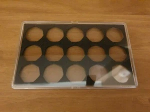 Acrylic Coin Display Case for Beatrix Potter Collections - Holds 15 coins - Picture 1 of 3