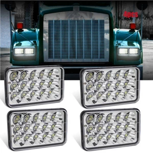4X DOT 4x6'' LED Headlights fit Kenworth T800 T400 T600 W900B Classic 120/132 HK - Picture 1 of 11