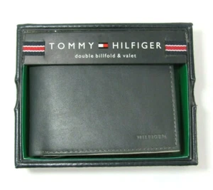 TOMMY HILFIGER MEN'S BILLFOLD GREY CREDIT CARD ID WALLET  - Picture 1 of 3