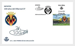 spain 2024 espagne Sports football 100 Years Villarreal C.F. soccer 1v FDC PJ - Picture 1 of 1