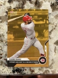 2020 TOPPS NOW RTOD BONUS CARD CINCINNATI REDS EUGENIO SUAREZ #ODB-9 3-HR GAME - Picture 1 of 1