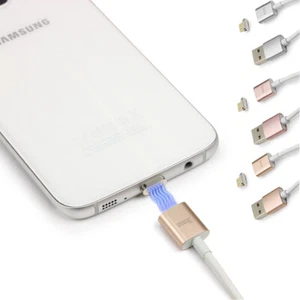 Urcover® Magnetkabel Android Micro USB Ladekabel Apple Lightning Ladegerät Kabel - Bild 1 von 15