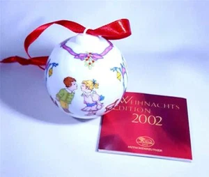 Hutschenreuther Baile Anual de Navidad 2002 Porcelana Adorno de Navidad Nuevo en B - Imagen 1 de 5