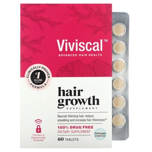 2 X Viviscal, Hair Growth Supplement, 60 Tablets - Picture 1 of 2