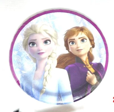 Frozen II 2 Birthday Party Pack Lot Plates Candle Craft Kit Napkins Tablecloth - Image 1 of 4