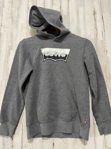 Boys Levi's Gray Cotton  hoodie size Large - Picture 1 of 8