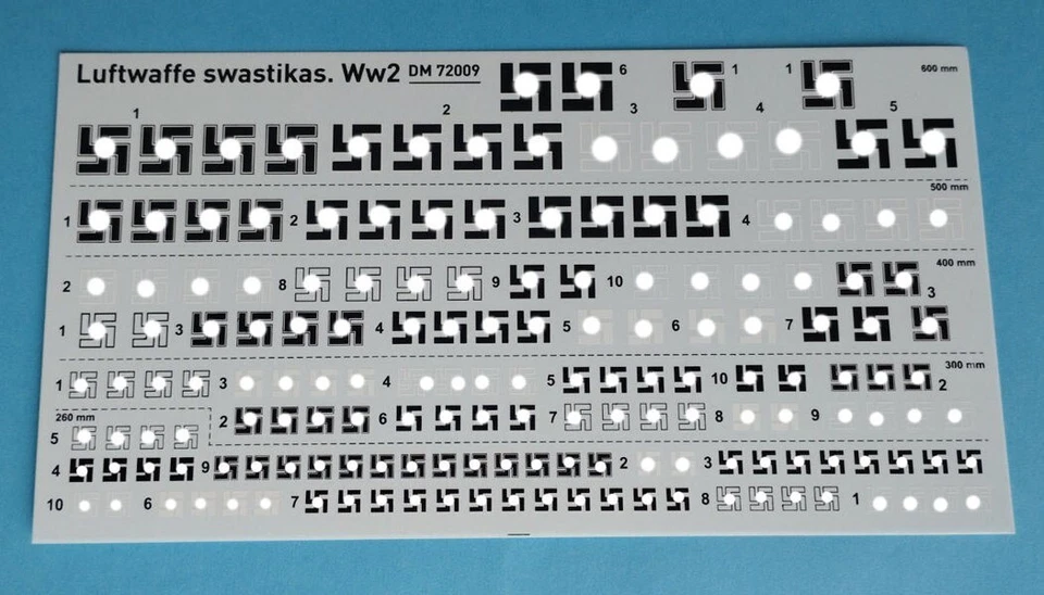 DANmodels DM 72009 - Decal Luftwaffe insignia for models 1/72 scale - Image 1 of 1
