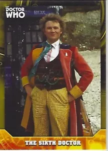 Doctor Who Signature Series 2017: #6 The Sixth Doctor, tarjeta coleccionable base # 8/25 - Imagen 1 de 2