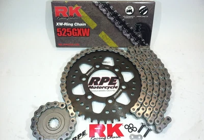 KTM 1290 SuperAdventure R 2017-19 RK GXW 525 X-Ring гоночная цепь и звездочка комплект - Изображение 1 из 4
