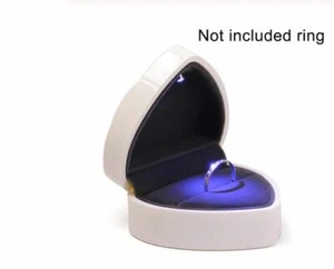 Ehering Herzform LED Box - Weiß  - Bild 1 von 2
