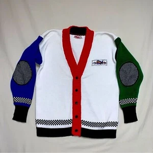Vintage Gymboree Classic 80s Boy’s XL Sweater Airplane Colorblock Kidcore Retro - Picture 1 of 9