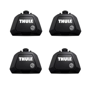Thule 710410 Evo Raised Rail Foot Pack / Footpack (Set of 4 Feet) includes Locks - Picture 1 of 6