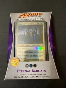 Magic the Gathering MtG TCG 2013 Commander Eternal Bargain EDH Mazo NUEVO Sellado - Imagen 1 de 4
