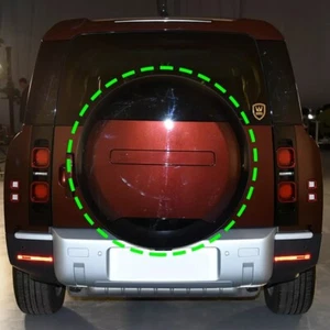 Fits for LR Defender 110 2020-2024 2025 Sedona Red Spare Tyre Wheel Cover - Picture 1 of 9