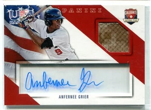 2015 Panni USA Box Set Anfernee Grier GU JERSEY RELIC AUTO AUTOGRAPH RC 95/99 - Bild 1 von 1