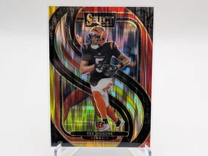 2024 Panini Select TEE HIGGINS #193 Premier Level Red & Yellow Shock Prizm - Picture 1 of 2