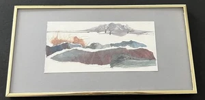 Arte Original Mixto Paisaje Abstracto Contemporáneo Firmado - Imagen 1 de 4