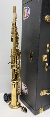 Kohlert 0607 Soprano Saxophone - Gold Lacquer - Made in Czech Republic with Case - Image 1 of 4